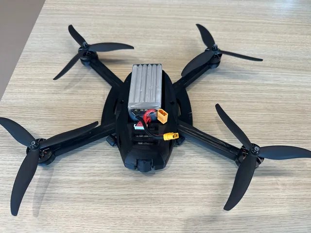 The finished v2 drone.